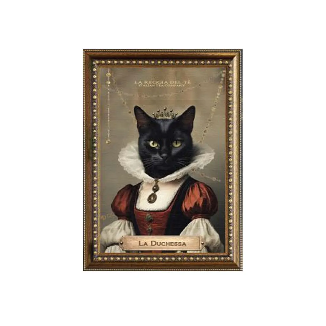 Gli AntenaTea La Duchessa Tè in foglia 50 grammi con Dosatore in acciaio dorato e Cartiglio