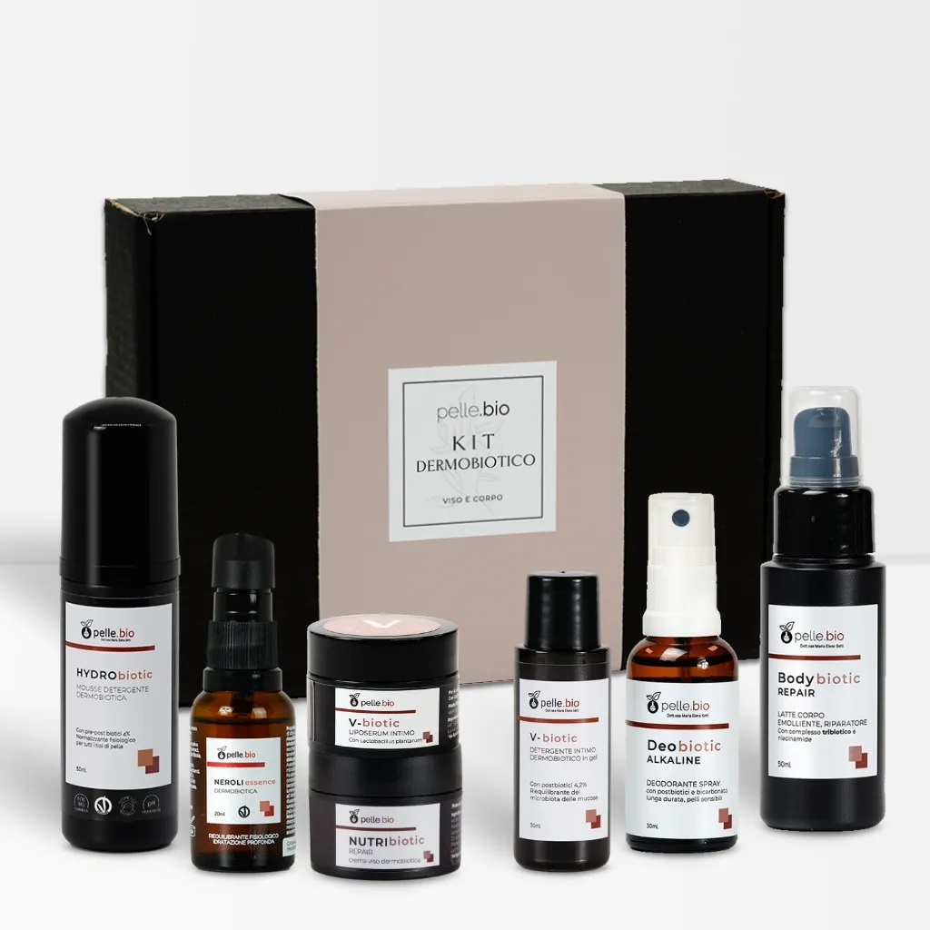 Kit Dermobiotico 7 Mini taglie Pelle Bio