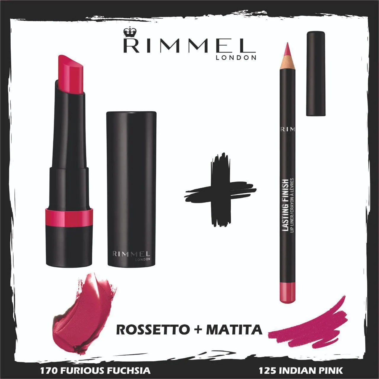 Rimmel London Rossetto 170 e Matita 125
