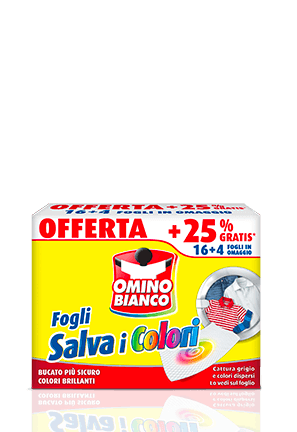 Omino Bianco Fogli Salva i Colori 16 fogli