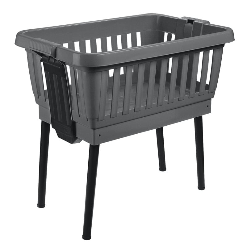 Tontarelli Amico Cestone portabiancheria con gambe pieghevoli a scomparsa