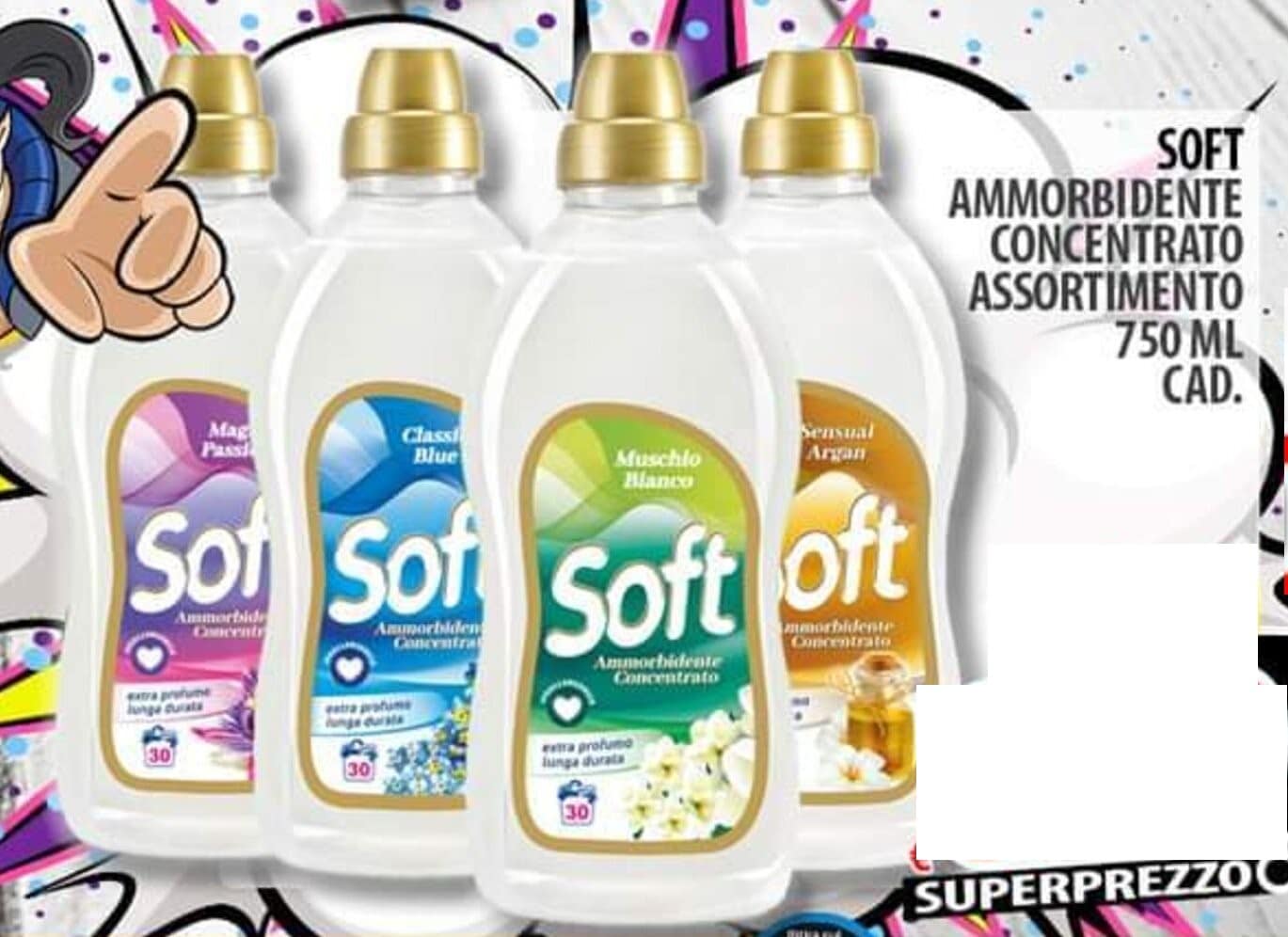 Soft Ammorbidente concentrato 750 ml