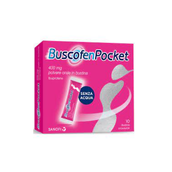 BuscofenPocket 10 Bustine Orosolubili 400 Mg