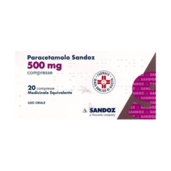 Sandoz Paracetamolo 500 Mg 20 Compresse