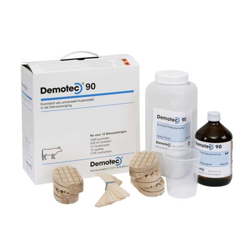 DEMOTEC 90 PEDIKIT (12 trattamenti) – Kit completo per il trattamento delle zoppie nei bovini