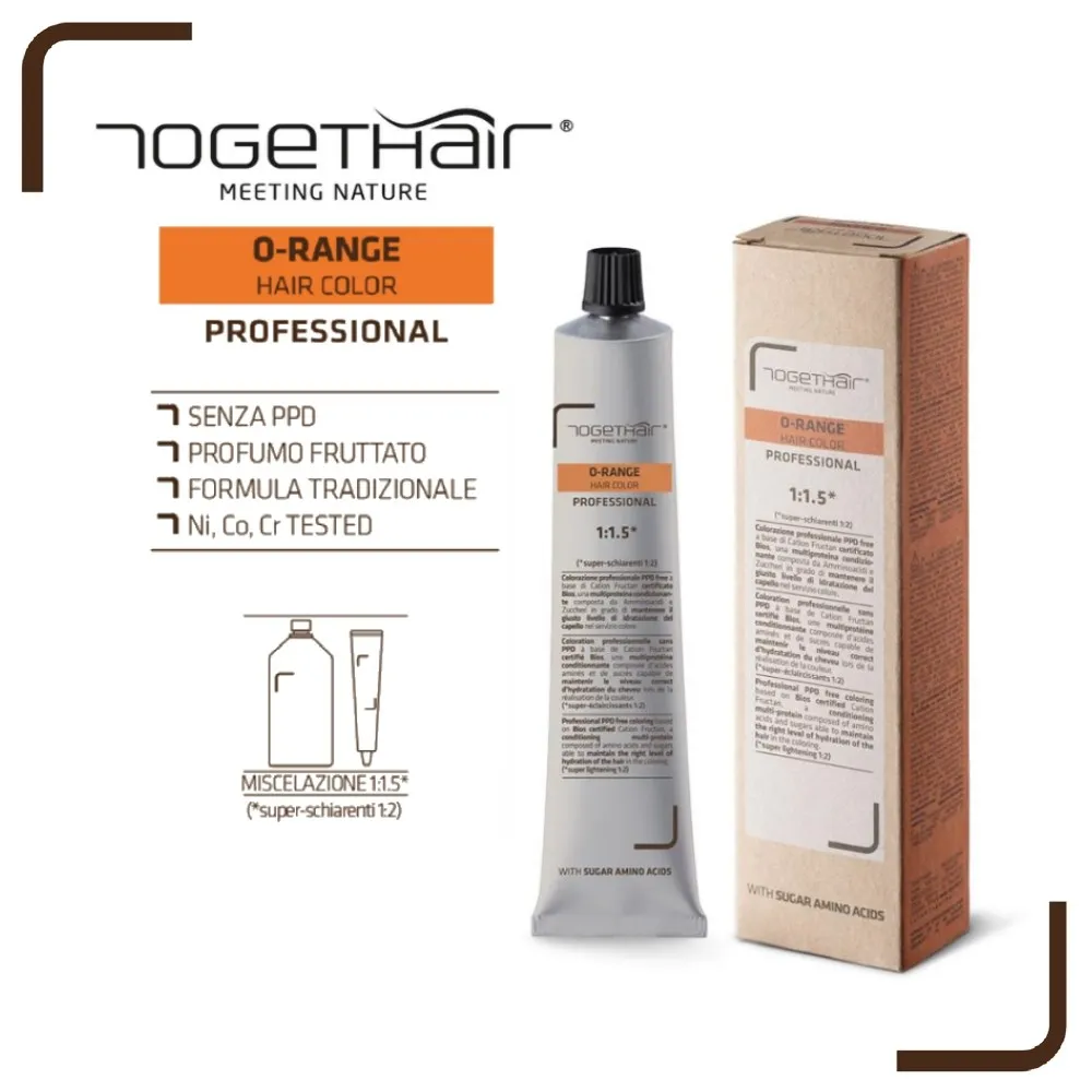 O-Range Hair Color – Colorazione Permanente in Crema – 5.7 Castano Chiaro Viola 100 ml – Togethair - immagine 5