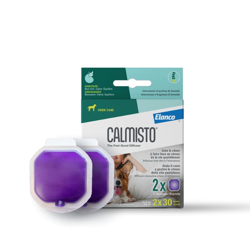 CALMISTO CANE (2 ricariche da 6 ml) – Ricariche per diffusore antistress naturale per la serenità del tuo cane