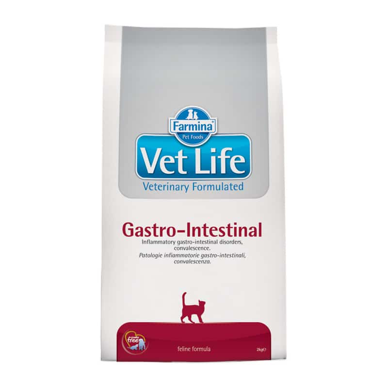 VET LIFE GASTROINTESTINAL GATTO (2 Kg) – Crocchette per gatti con problemi digestivi