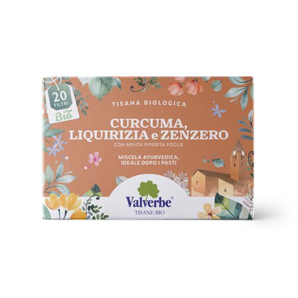 Tisana Curcuma Liquirizia e Zenzero – Valverbe